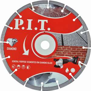 Диск алмазный отрезной (сегментированный) P.I.T. 150x22,2x1,4 мм(ACTW03-G150A)