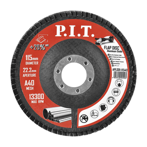 Круг лепестковый шлифовальный P.I.T. 115x22,2 мм A40(APLS01-11540)